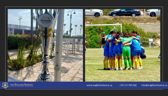The English School Girls U15 Shine at Ayia Napa Youth Soccer Festival
